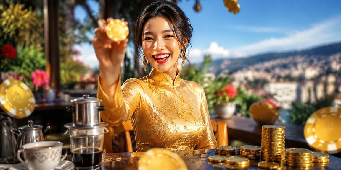 Người dùng Đà Lạt truy cập e02 trên điện thoại trong trang phục áo dài